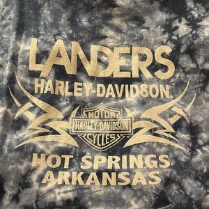 Tie Dye Harley Davidson Tee